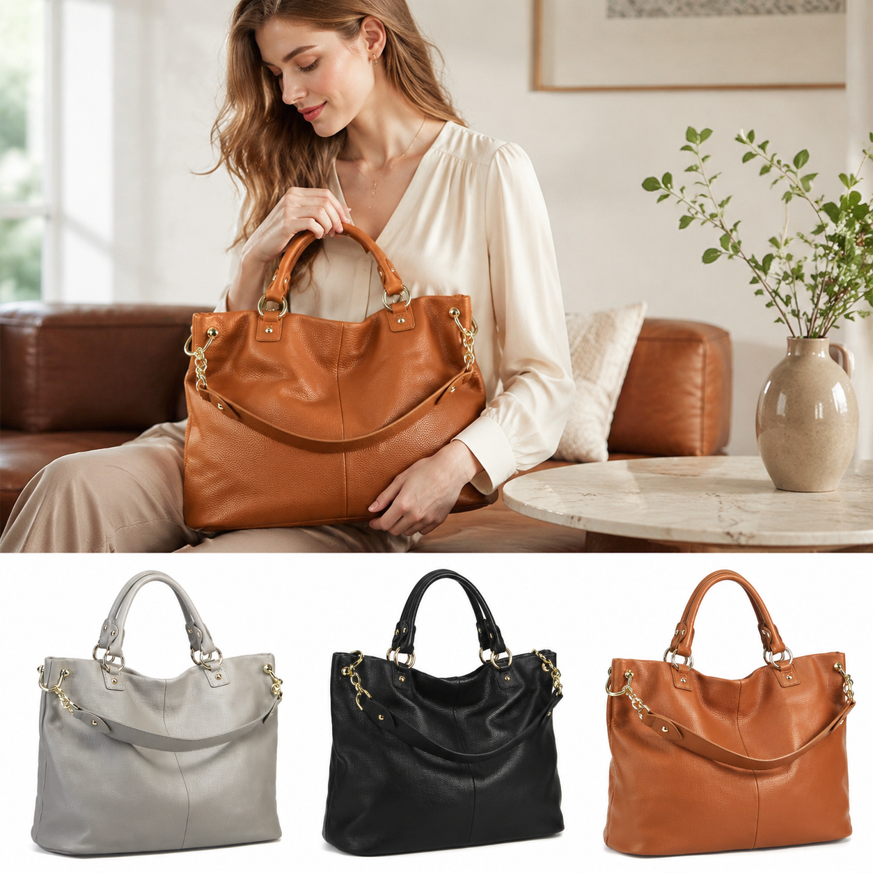 fanlosn yellow ochre leather crossbody handbag,women,lifestyle