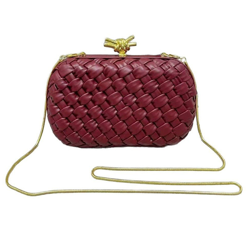 burgundy microfiber leather box bags,women,front 02