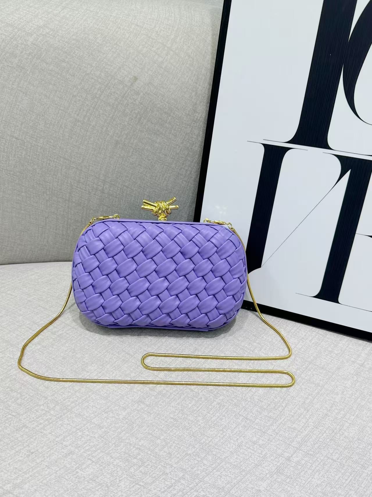 purple microfiber leather box bags,women,front