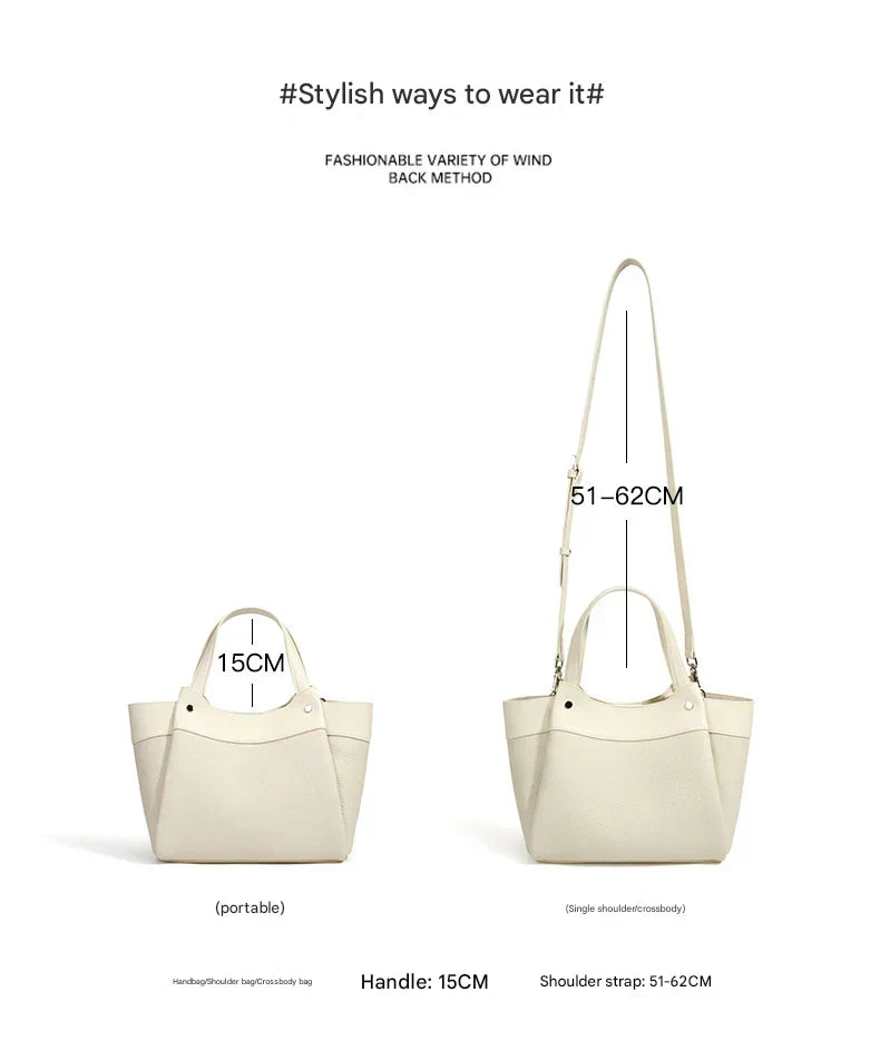 white fanlosn leather bucket handbags,women,detail 03