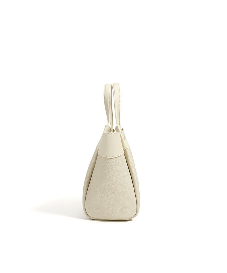 white fanlosn leather bucket handbags,women,side