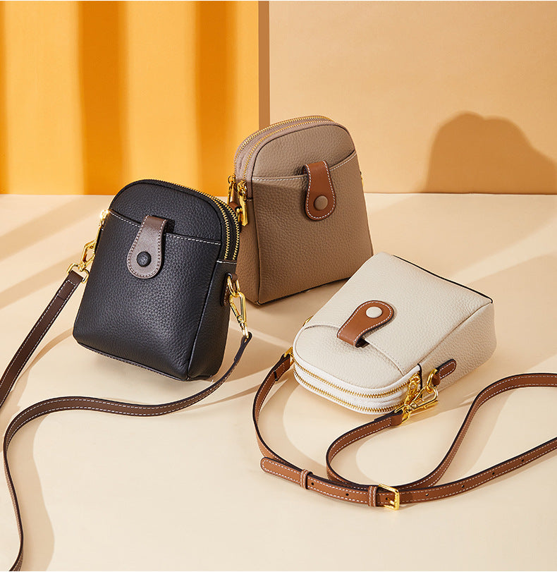 fanlosn leather crossbody phone bag,women,color display
