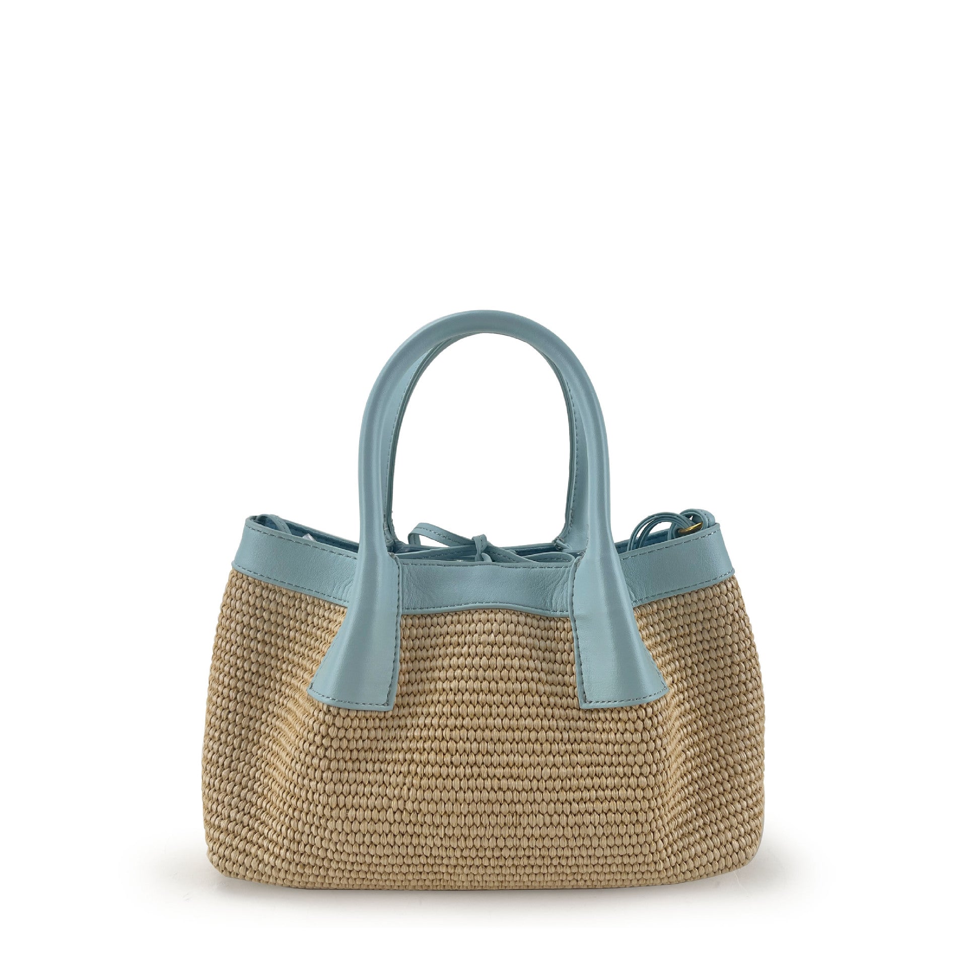 blue raffia crossbody purses,women,front