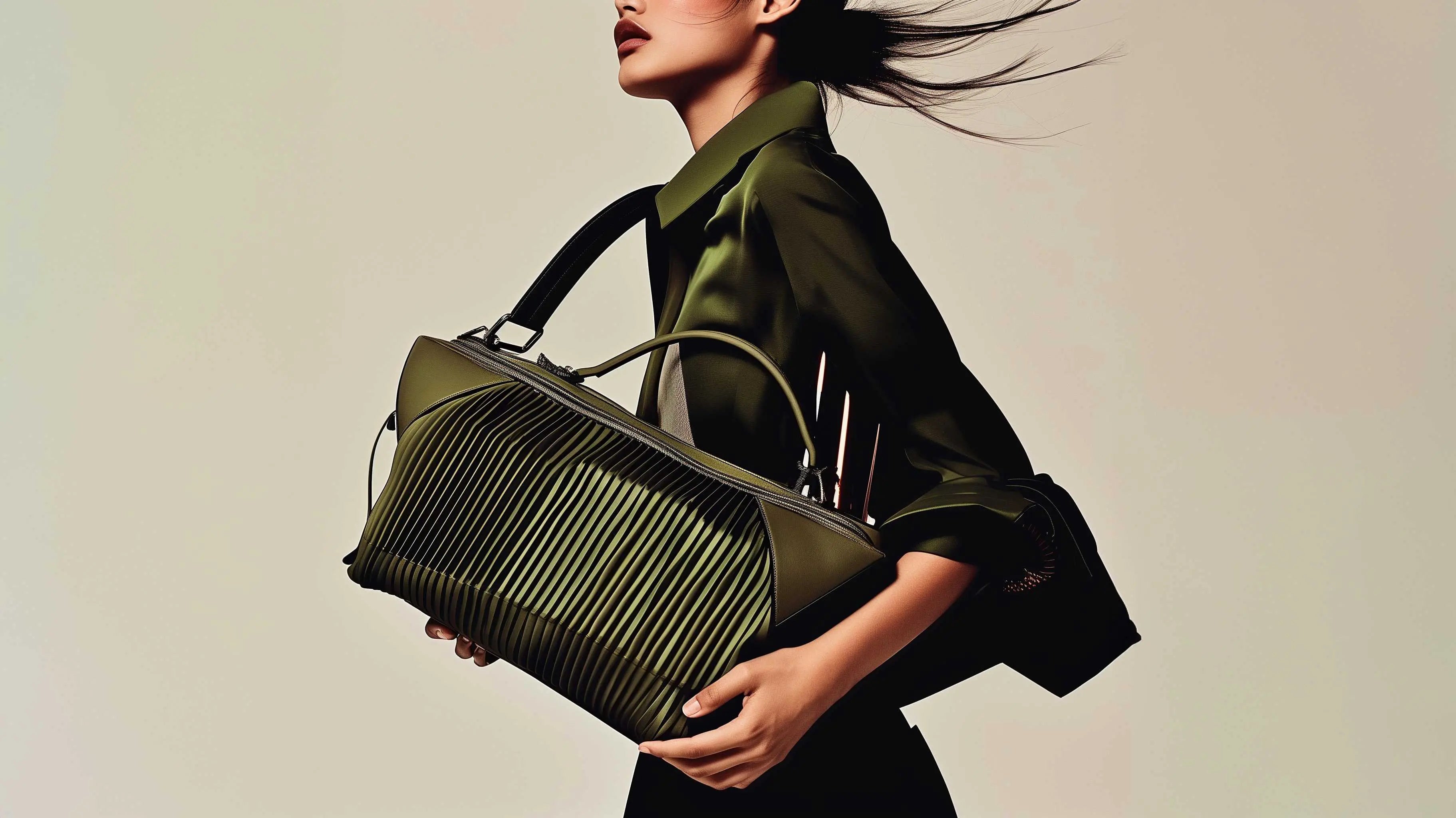 fanlosn handbags and accessories model display