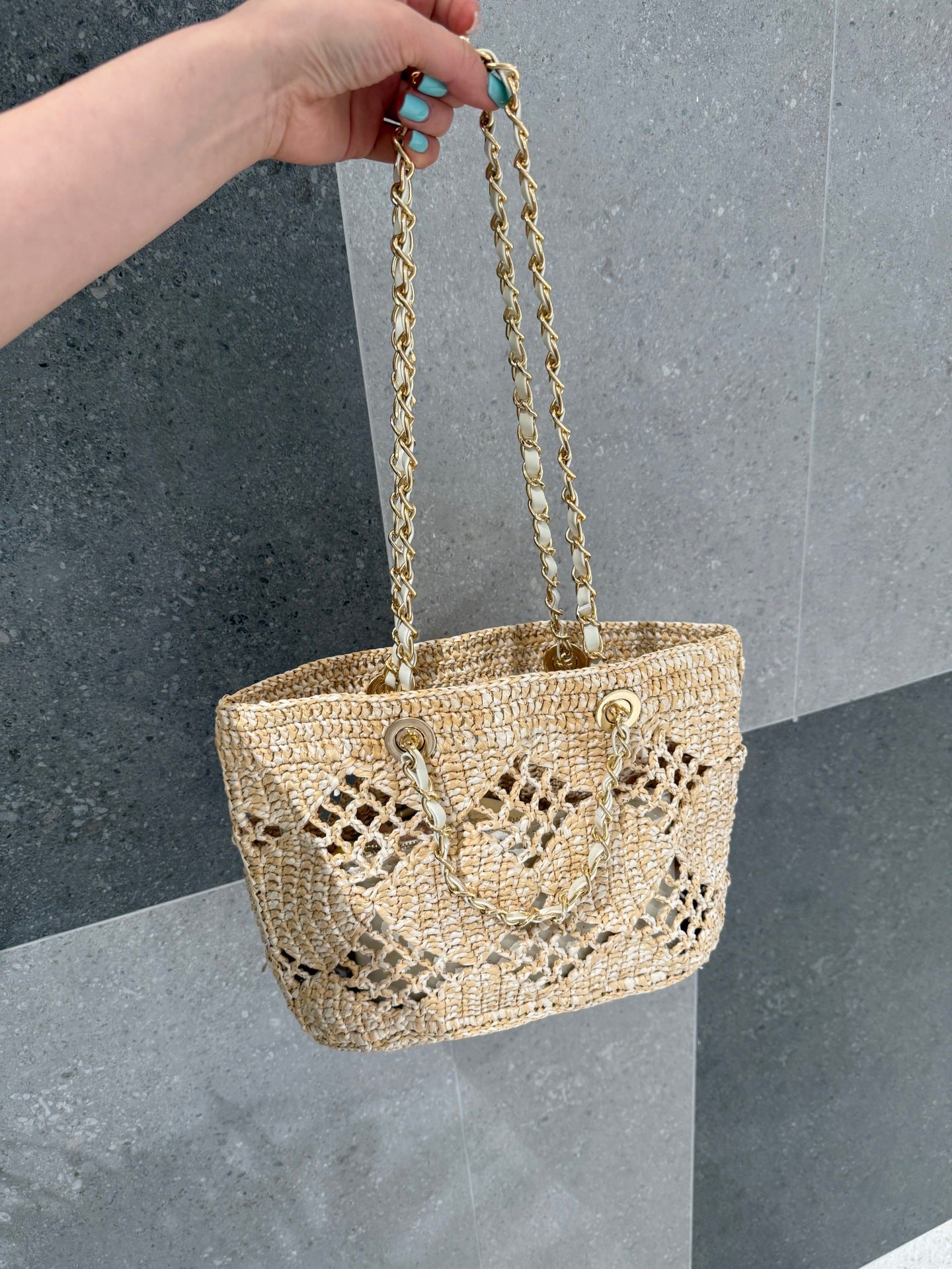 Hollow Shoulder Raffia Bag - Women's Woven Straw Bag | Fanlosn