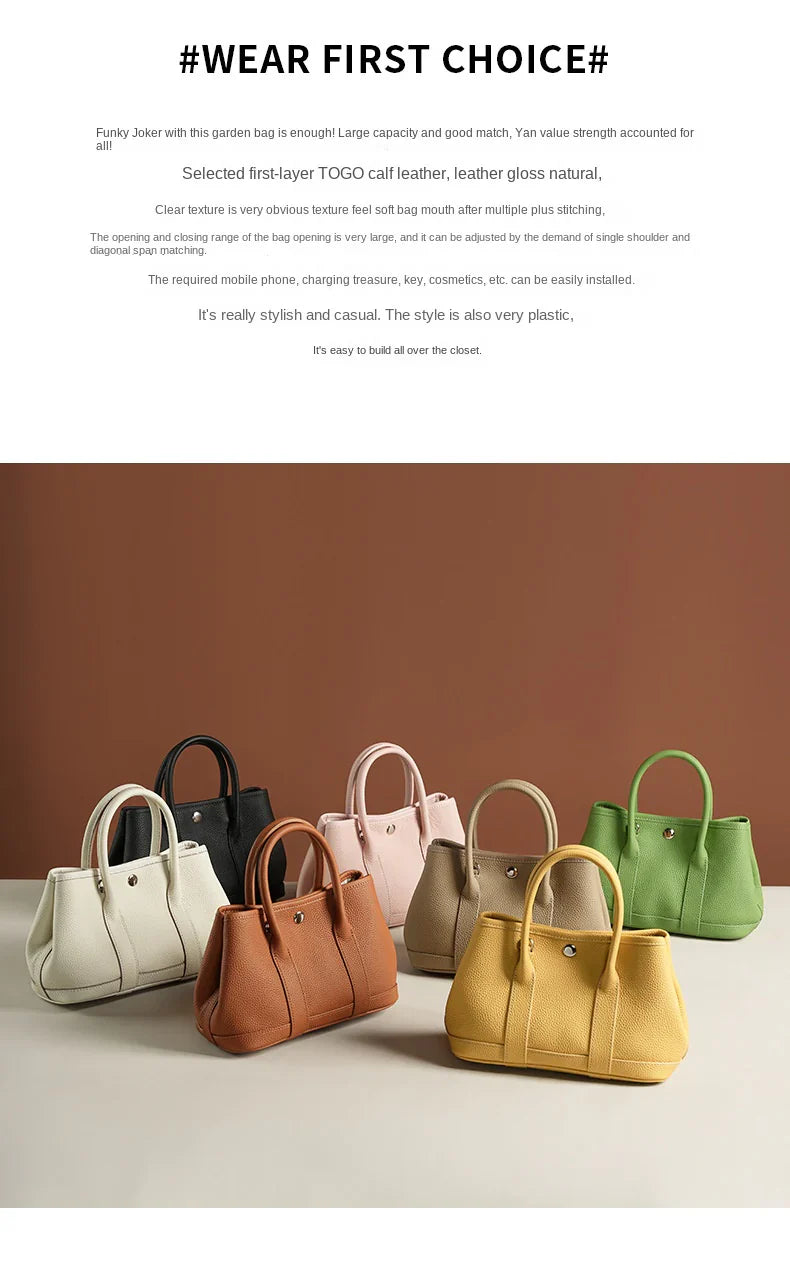 yellow fanlosn leather mini garden bag,women,color display