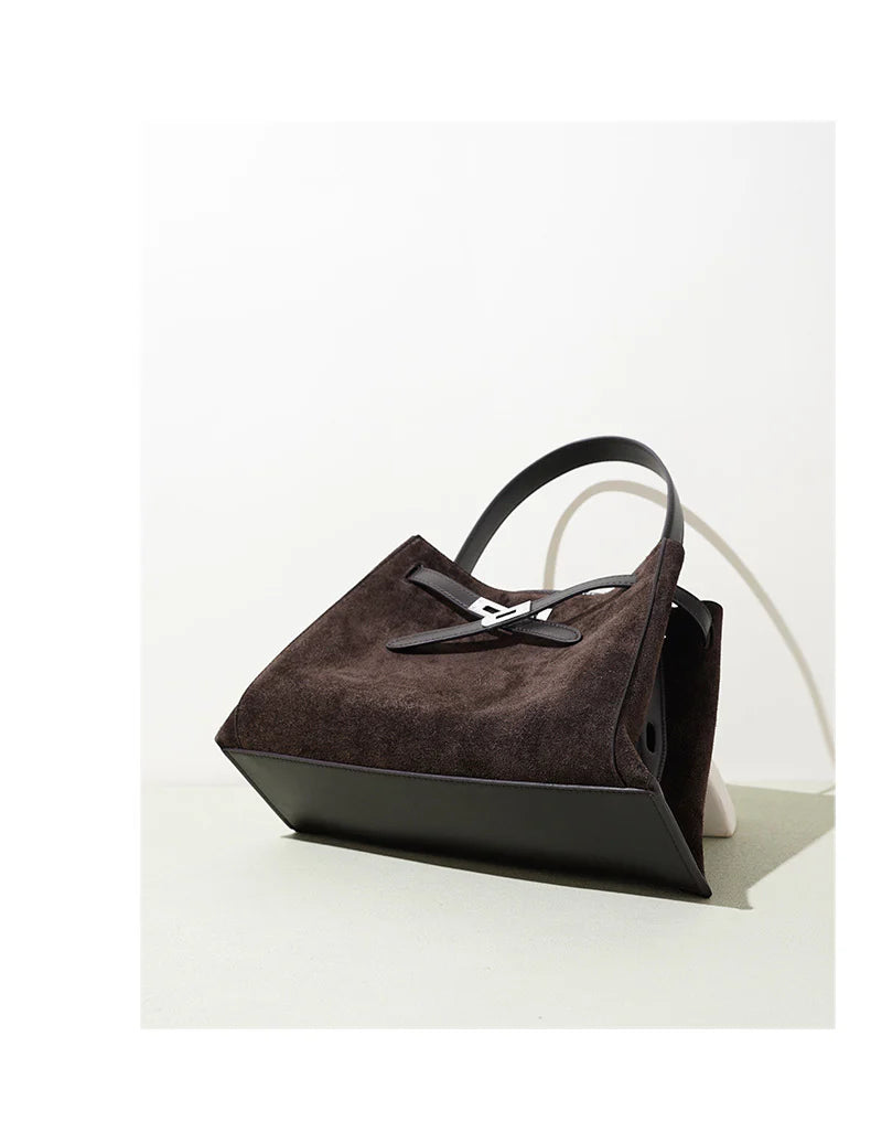 coffee suede leather purses and handbags,women,bottom