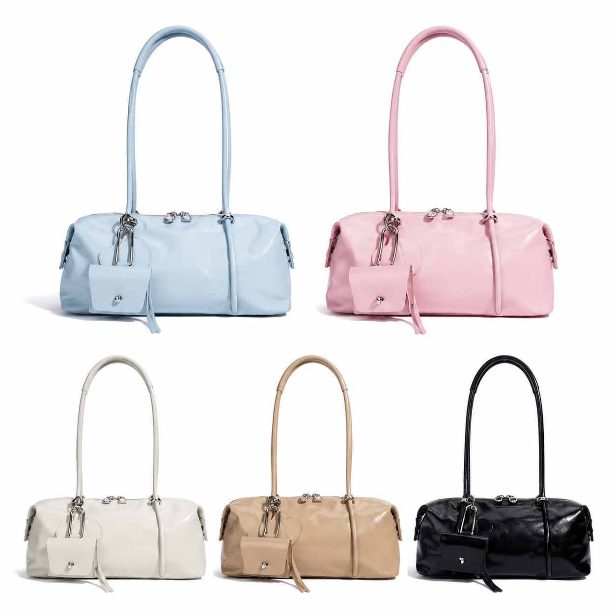 fanlosn leather small shoulder bag,women,color display