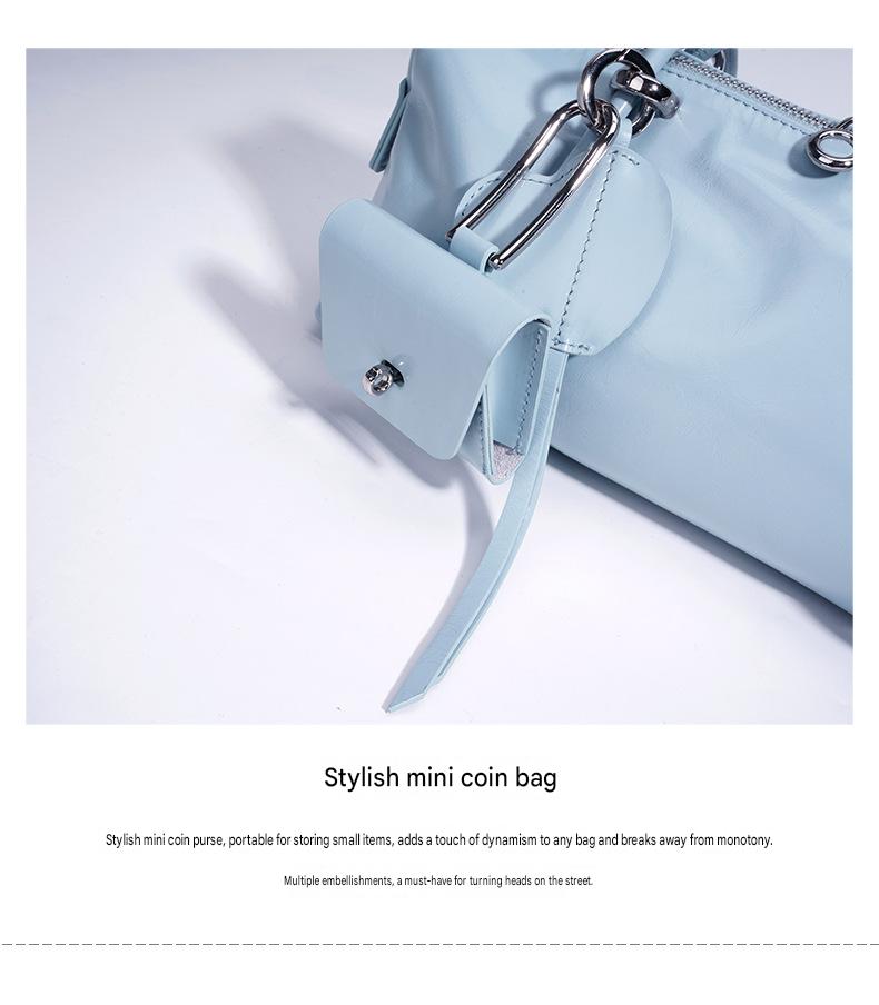 fanlosn lake blue leather small shoulder bag,women,detail 03