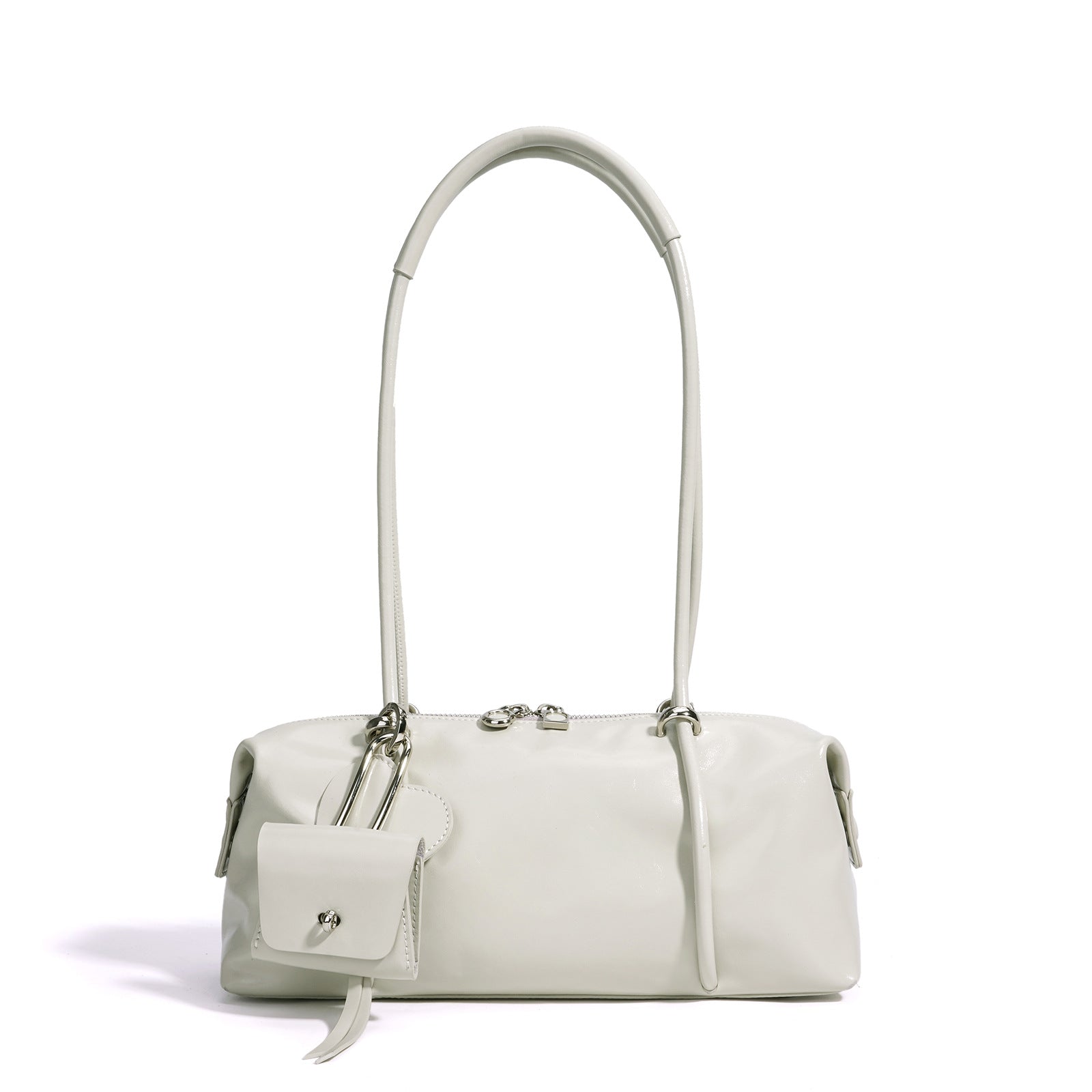 fanlosn lime white leather small shoulder bag,women,detail
