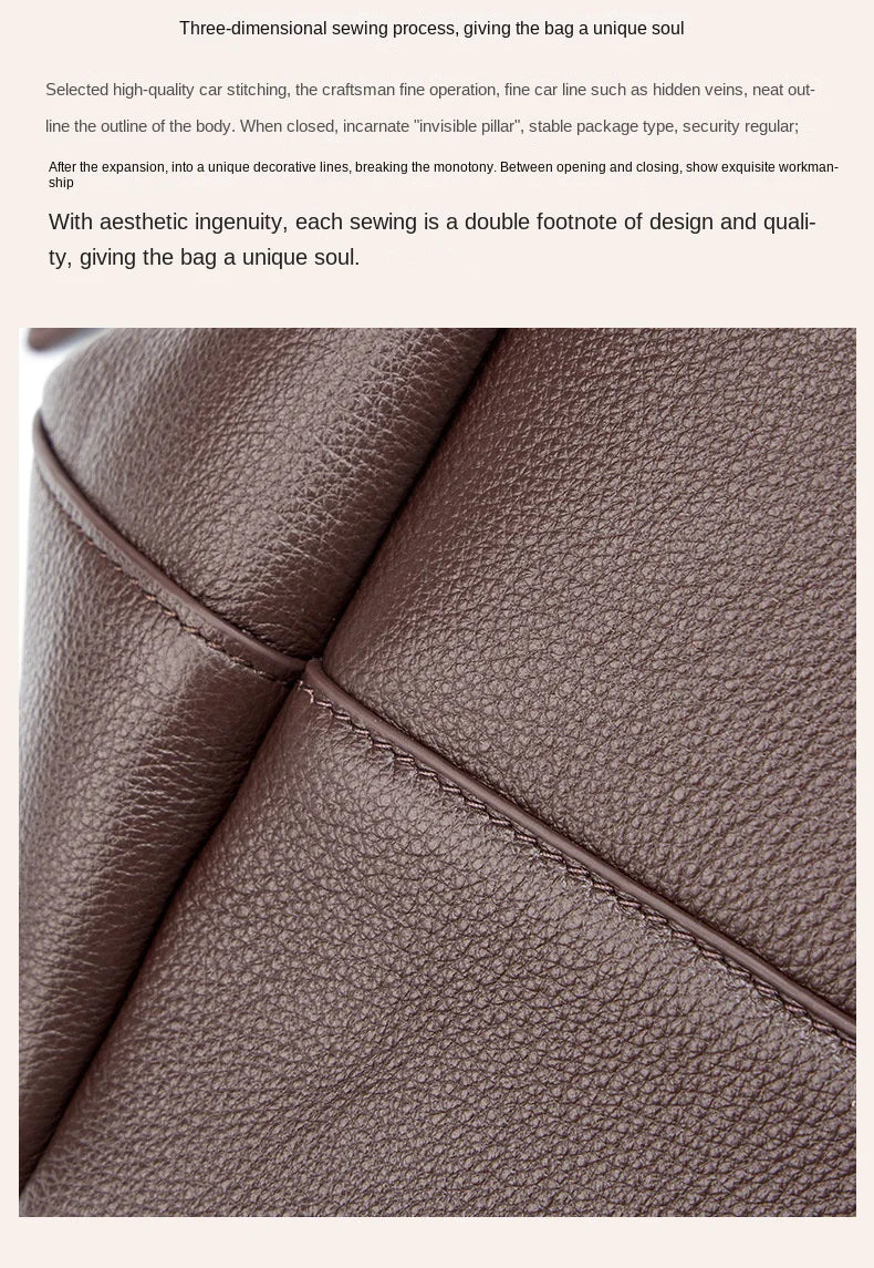 coffee fanlosn leather shoulder tote bag,women,detail