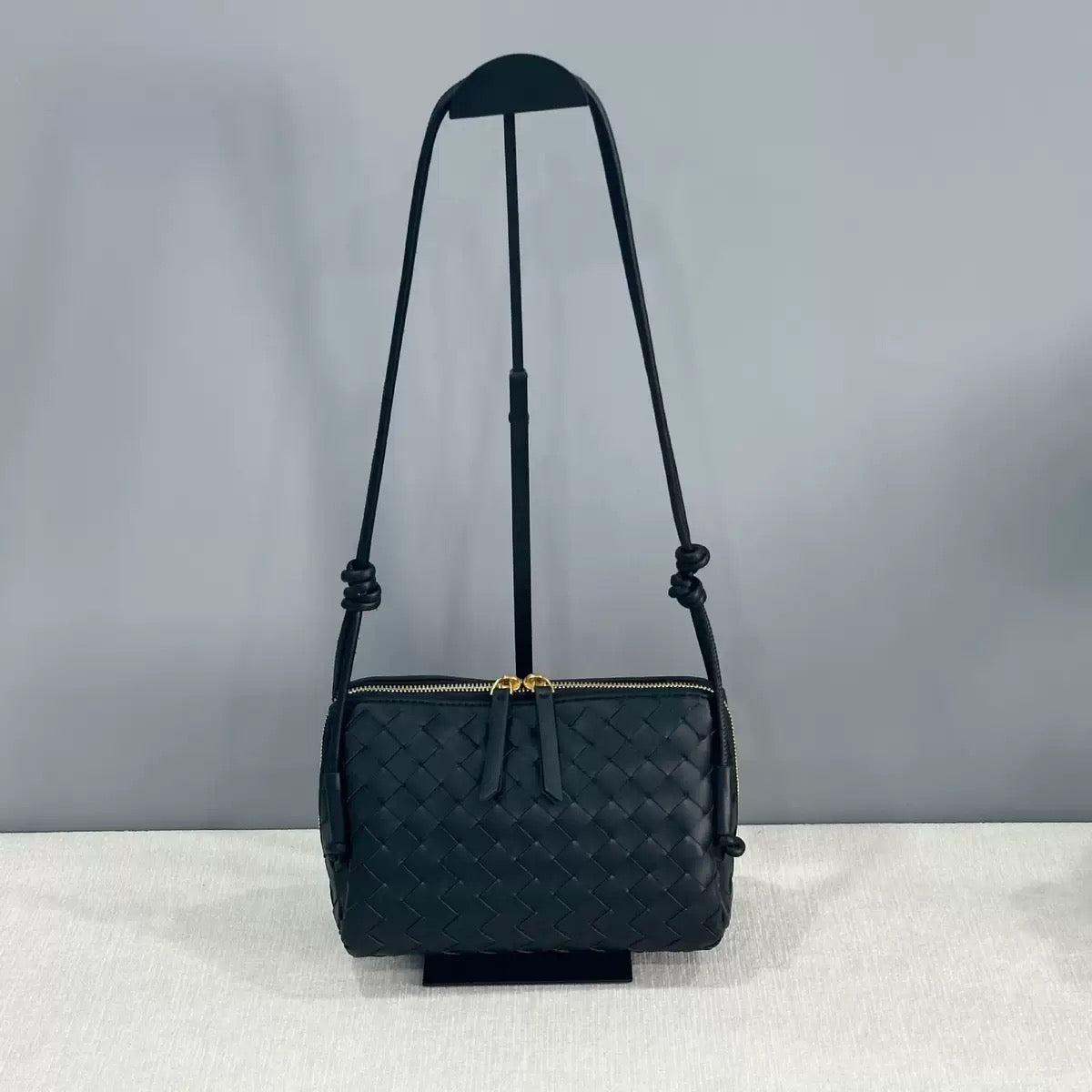 black #1 fanlosn leather small square shoulder bag,women,front