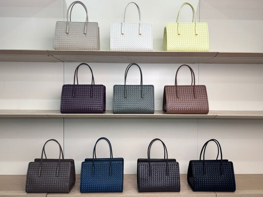 fanlosn woven leather tote bag,women,color display