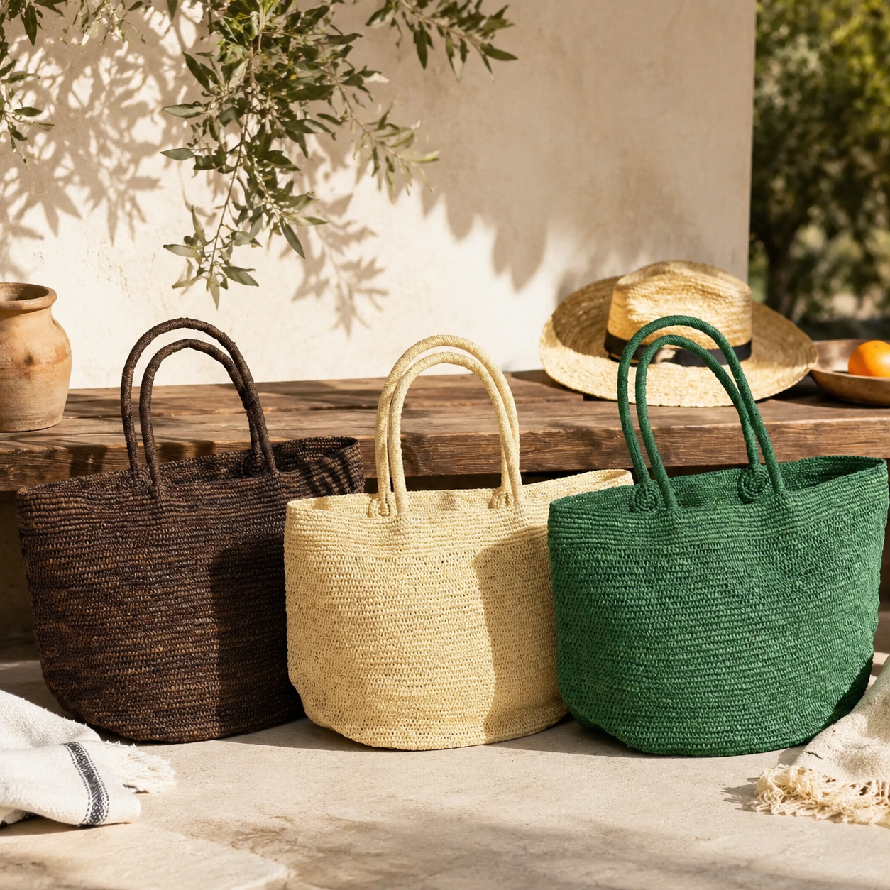 fanlosn beige raffia tote bag,women,color display