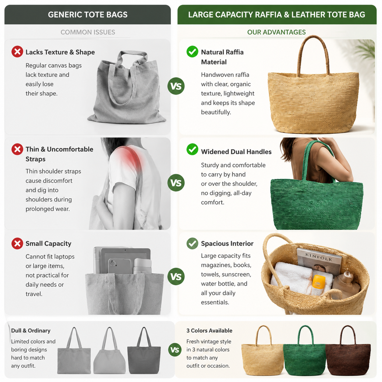 fanlosn beige raffia tote bag,women,detail