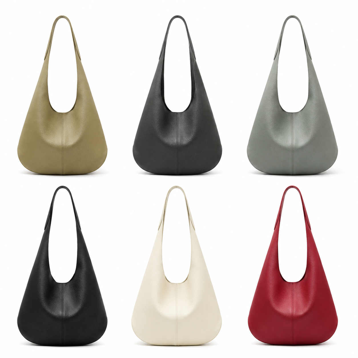fanlosn green leather underarm shoulder bag,women,color display 02