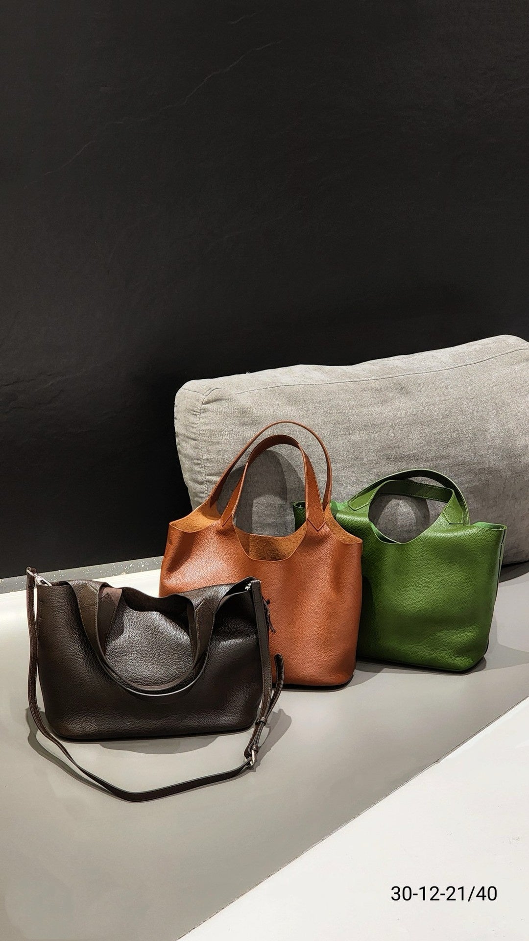 fanlosn green small leather underarm shoulder bag,women,front